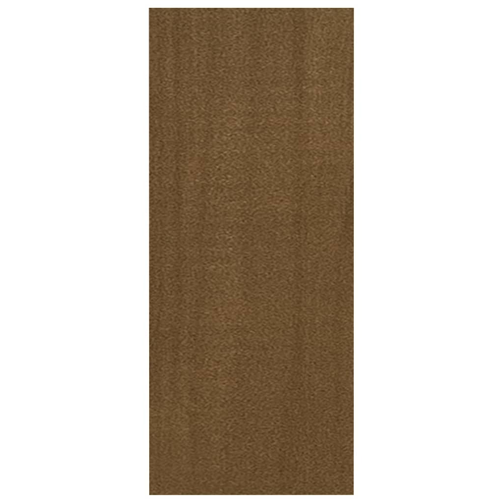vidaXL Estantería madera maciza de pino marrón miel 40x30x71,5 cm