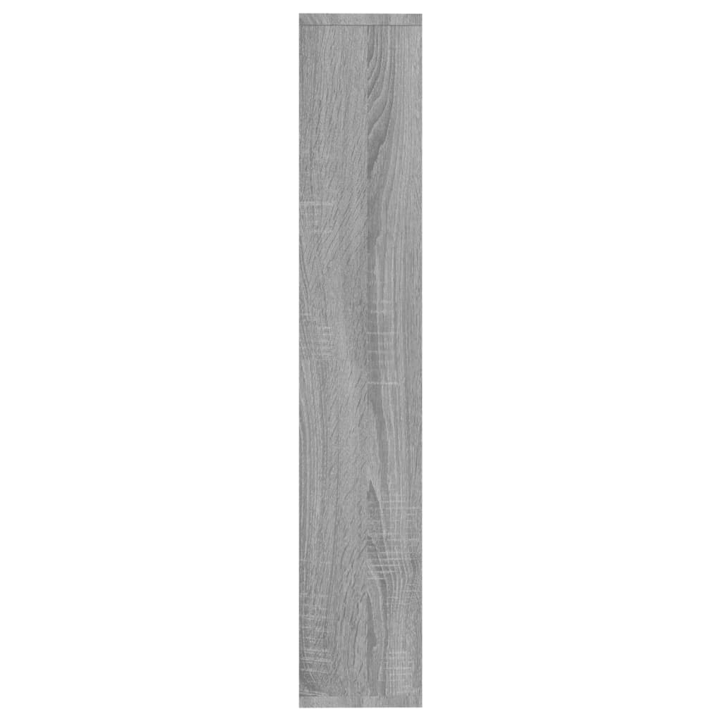 vidaXL Estantería de pared madera de ingeniería gris Sonoma 36x16x90cm