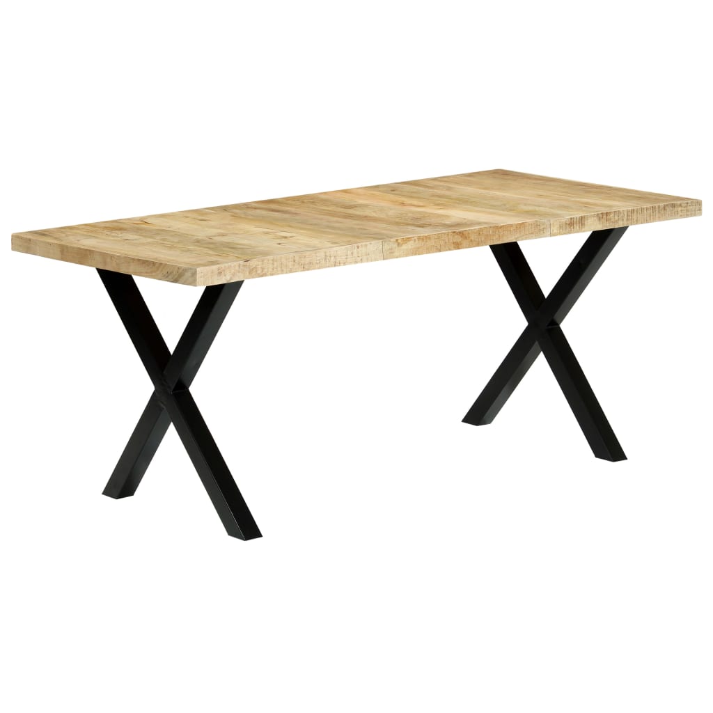 vidaXL Escritorio y taburete plegable madera maciza mango 115x50x76 –  Bechester