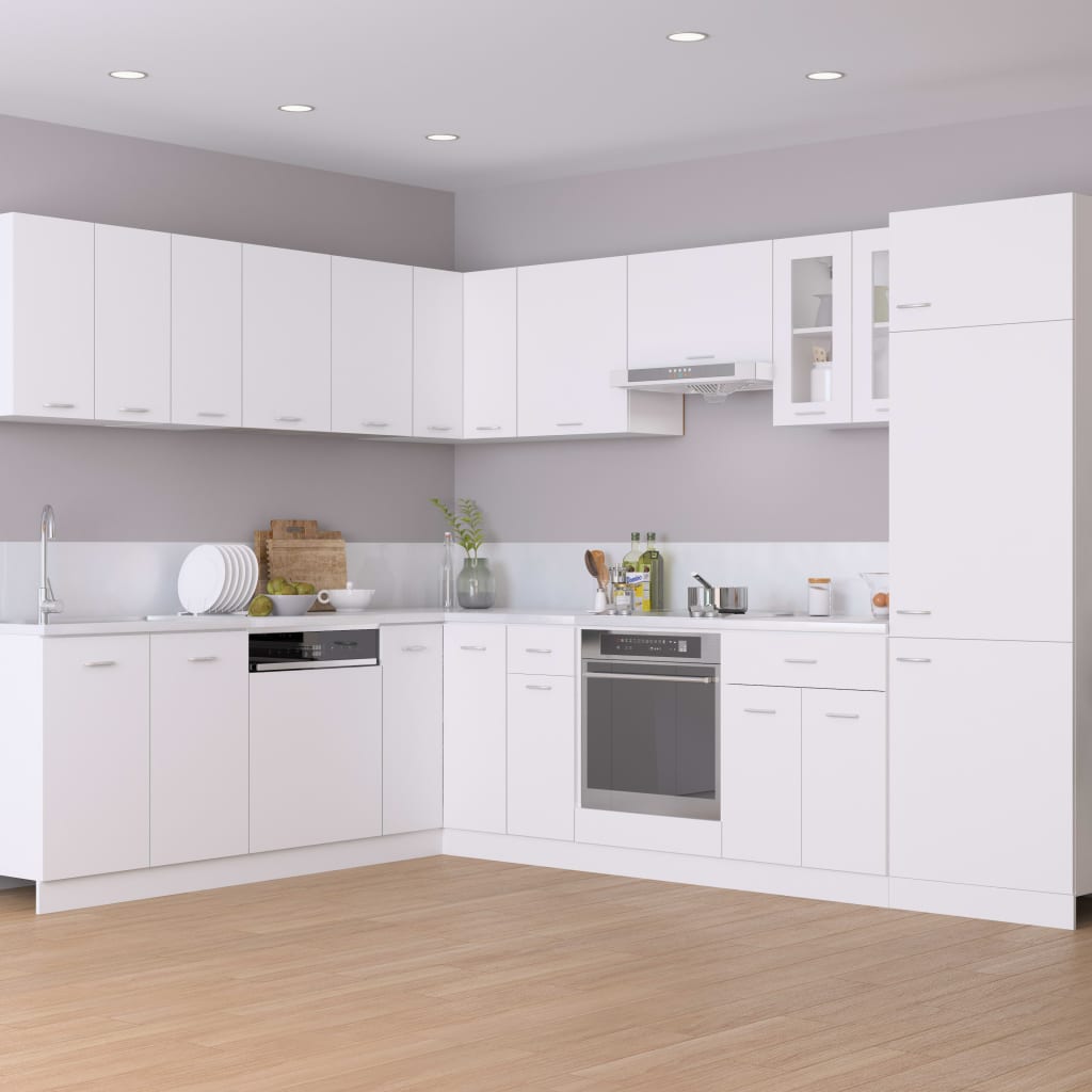 vidaXL Armario colgante cocina contrachapada blanco 50x31x60 cm