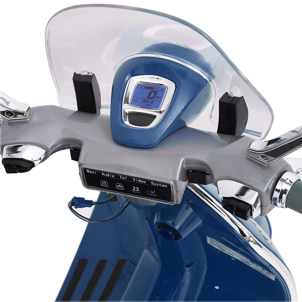 vidaXL Moto eléctrica para niños Vespa GTS300 azul