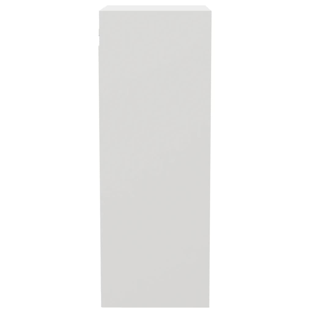 vidaXL Armario de pared madera de ingeniería blanco 34,5x32,5x90 cm
