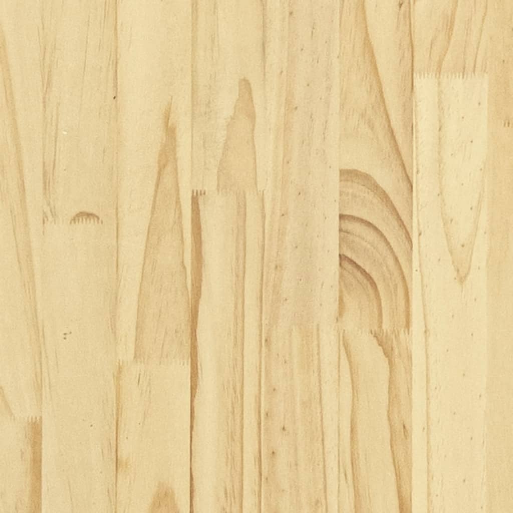 vidaXL Estantería de 2 niveles madera maciza de pino 100x30x70 cm