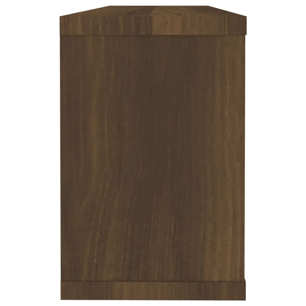 vidaXL Estantes cúbicos de pared 6 uds madera roble marrón 60x15x23 cm