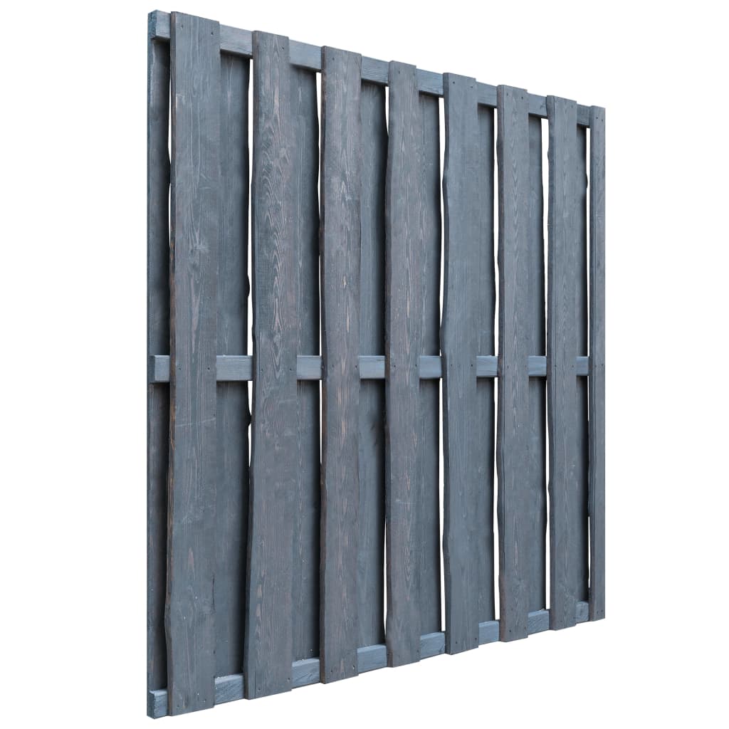vidaXL Panel de valla de jardín madera de pino 180x180 cm gris