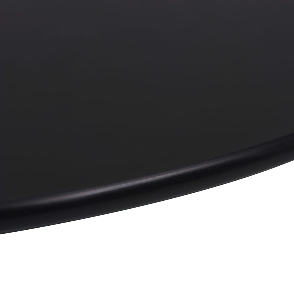 vidaXL Tablero de mesa de cristal templado redondo 400 mm