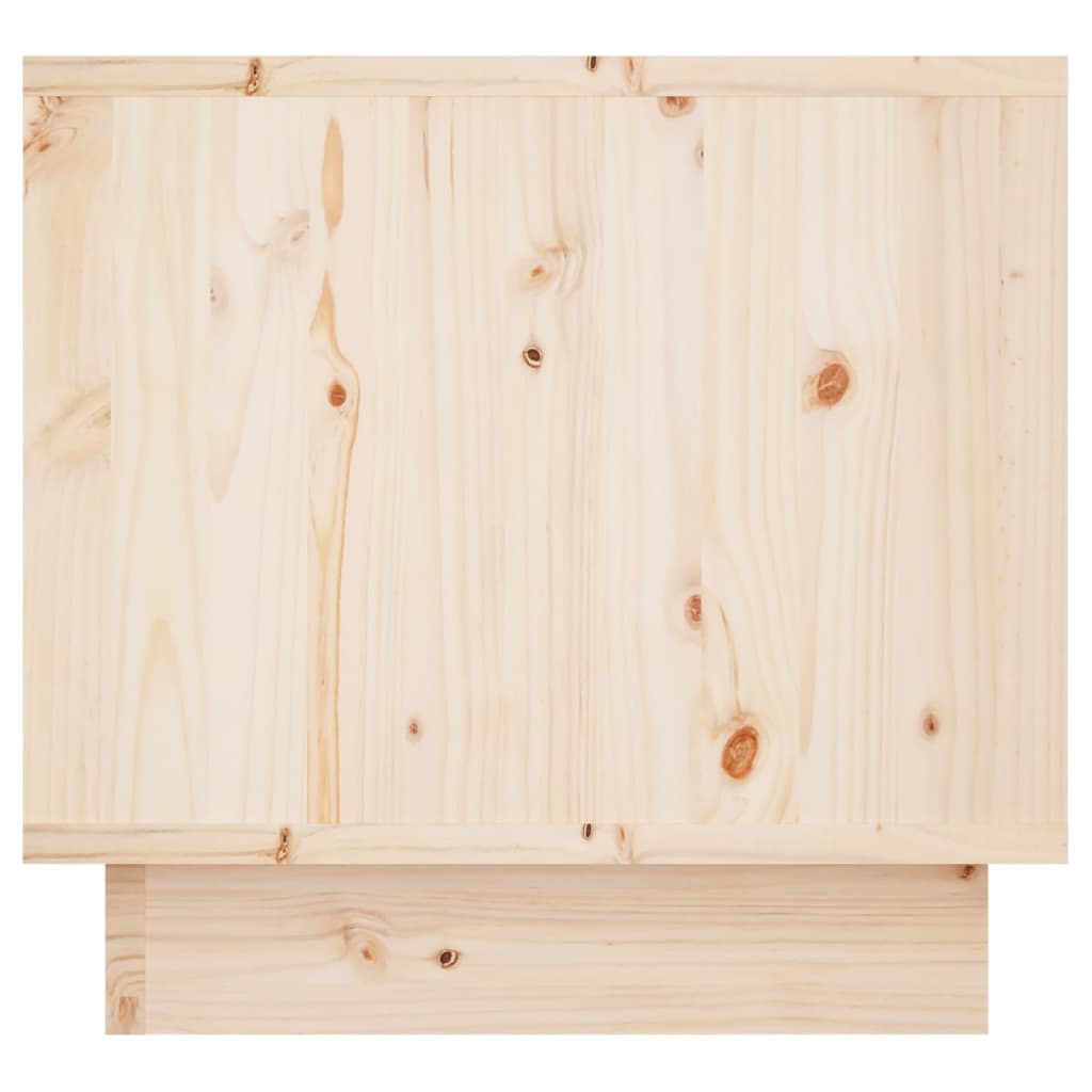 vidaXL Mesitas de noche 2 uds madera maciza de pino 35x34x32 cm