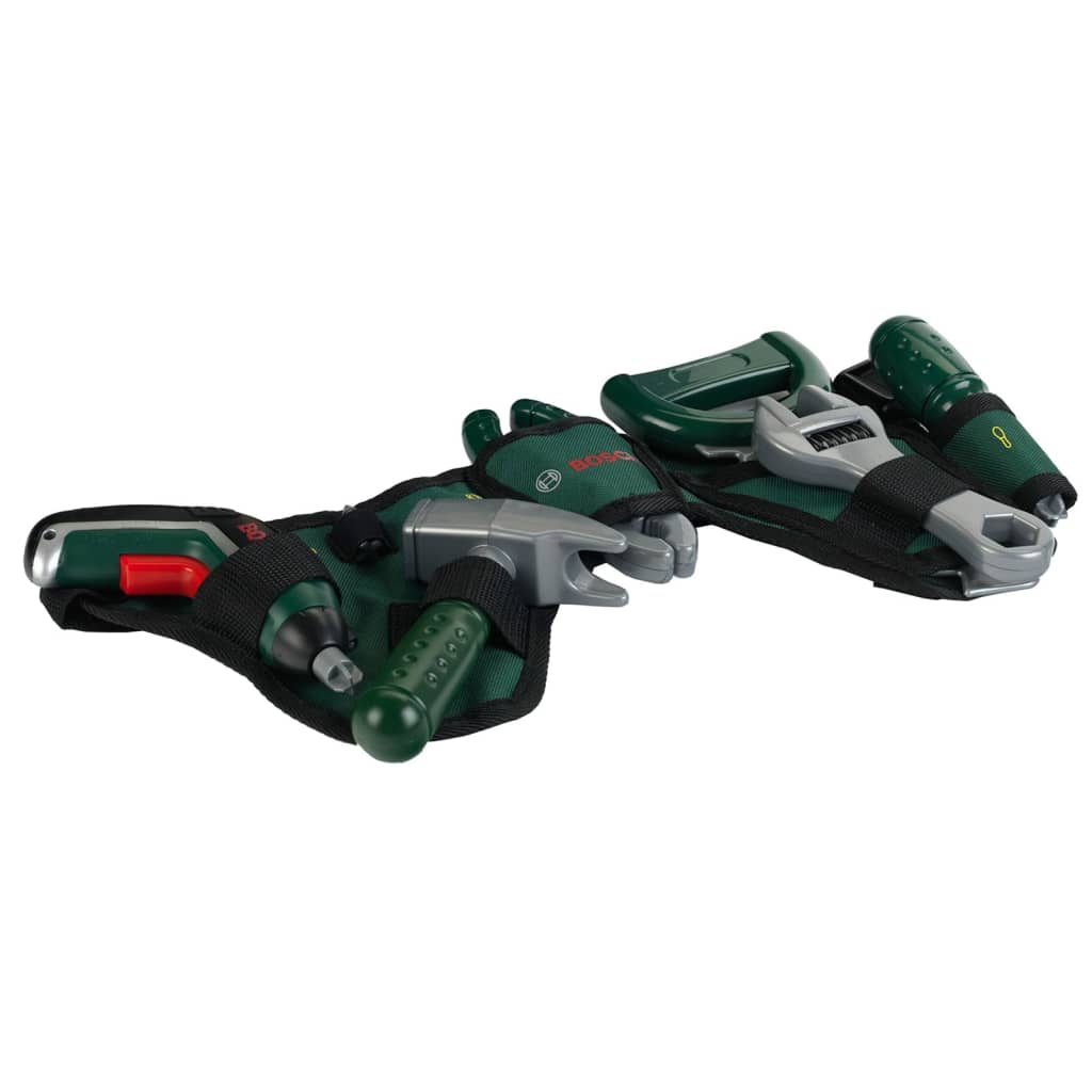 Bosch Cinturón de herramientas de juguete con herramientas verde