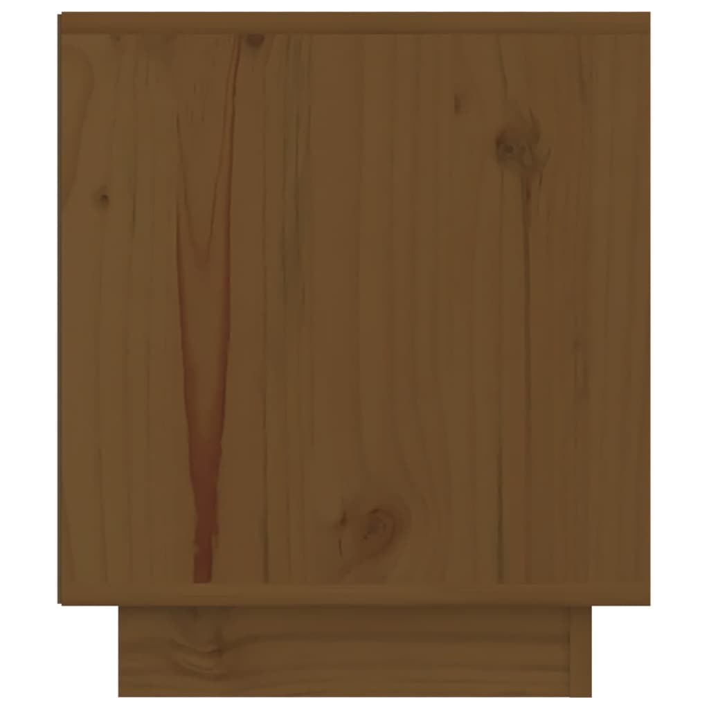 vidaXL Mesitas de noche 2 uds madera de pino marrón miel 40x34x40 cm