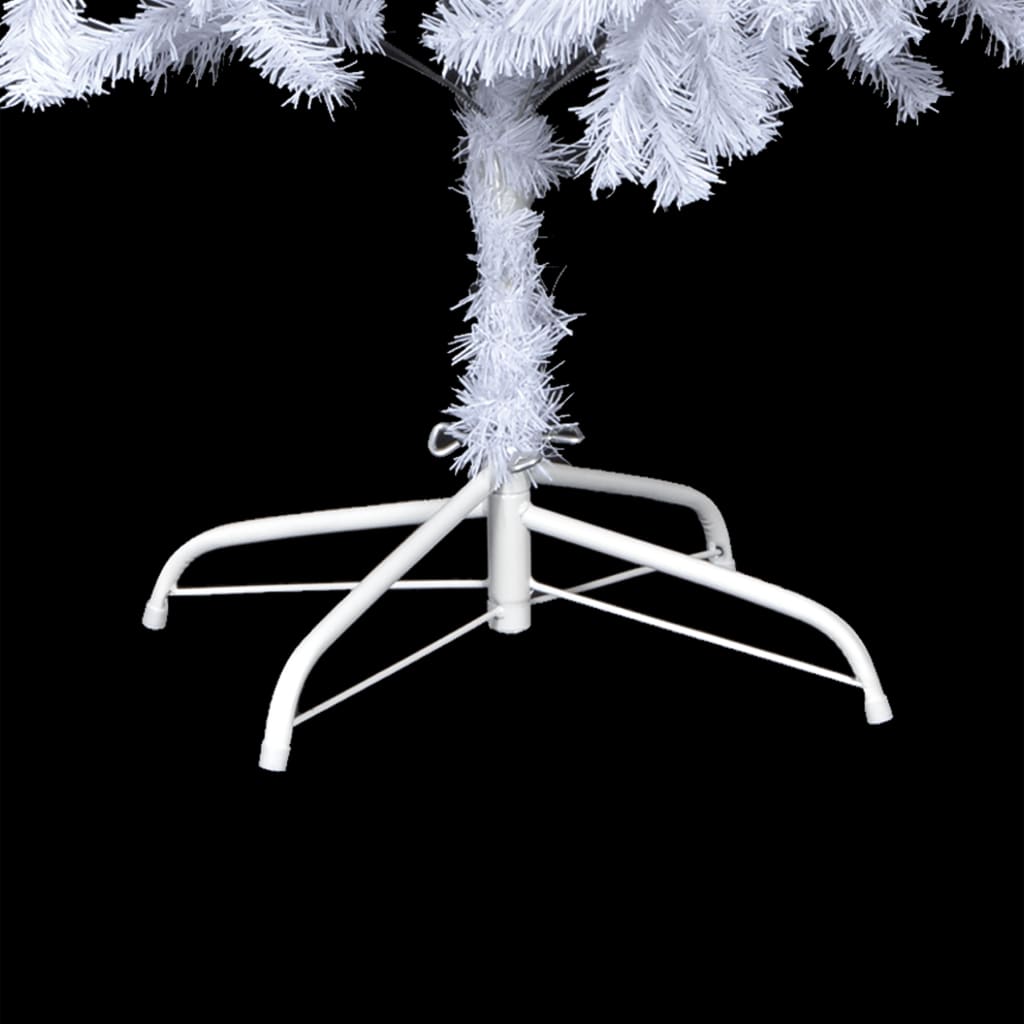 vidaXL Árbol de Navidad artificial con soporte acero 210 cm 910 ramas