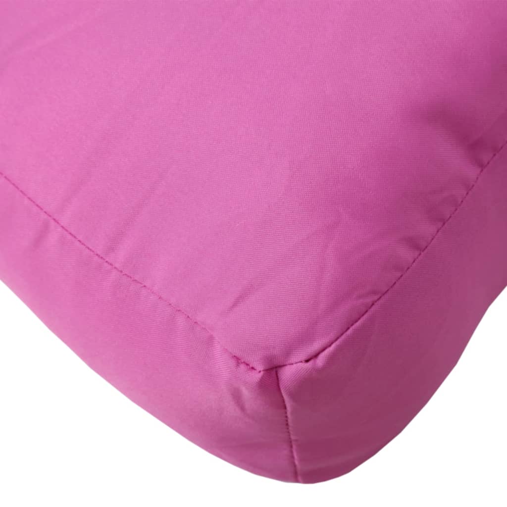 vidaXL Cojín para sofá de palets tela rosa 50x40x12 cm