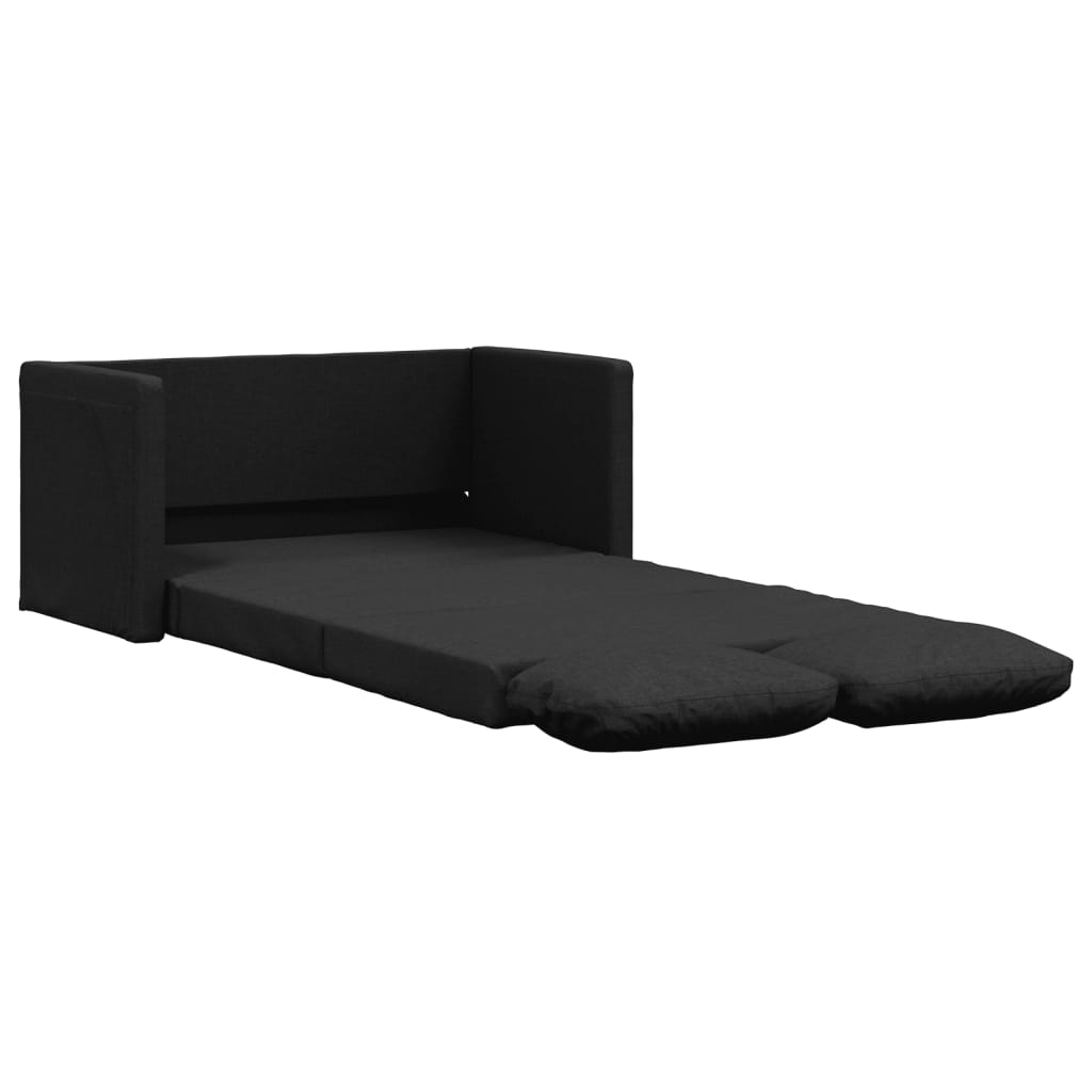 VidaXL Sofá cama de suelo 2 en 1 tela gris claro 112x174x55 cm
