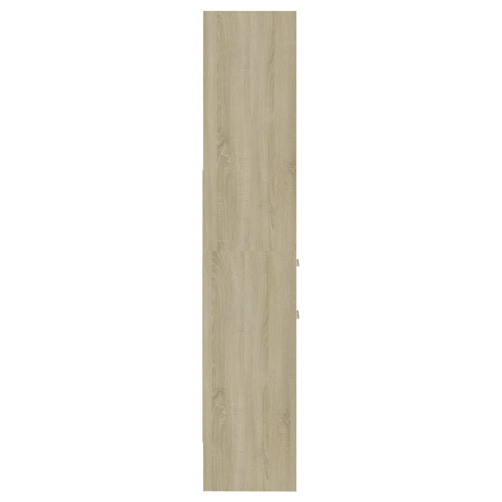 vidaXL Estantería madera contrachapada color roble Sonoma 40x35x180 cm