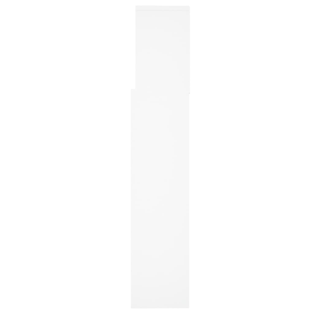 vidaXL Mueble cabecero blanco 160x19x103,5 cm