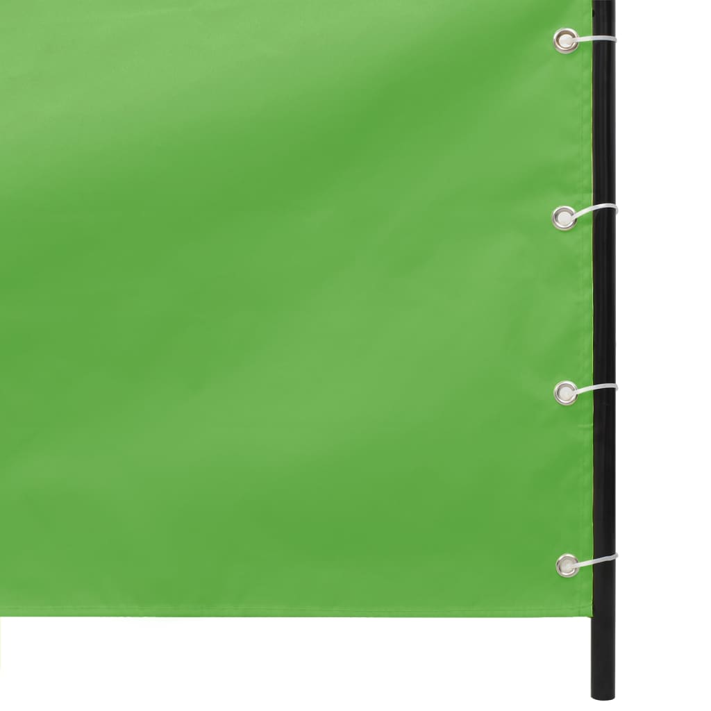 vidaXL Toldo pantalla para balcón tela oxford verde claro 140x240 cm