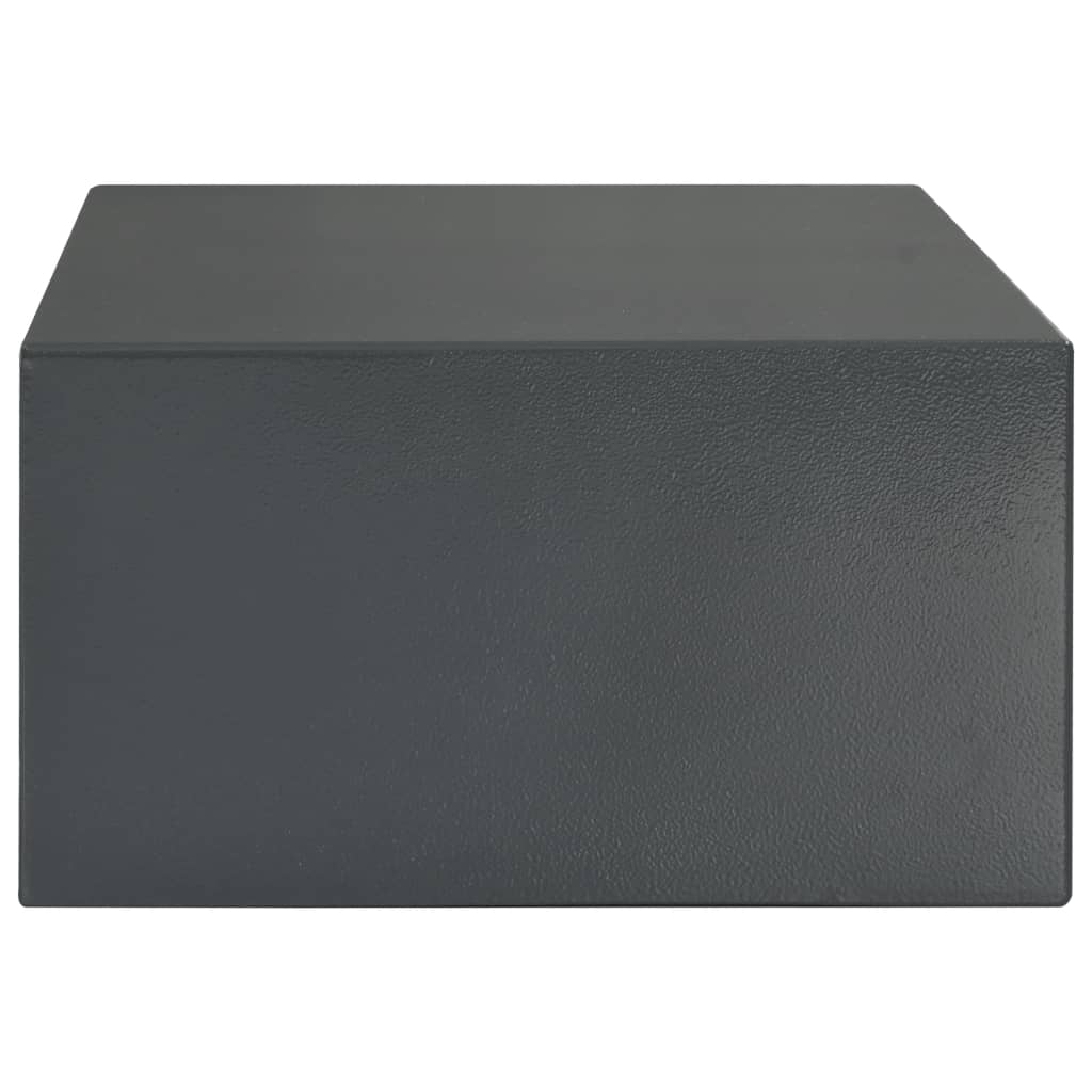 vidaXL Caja fuerte digital gris oscuro 42x37x20 cm