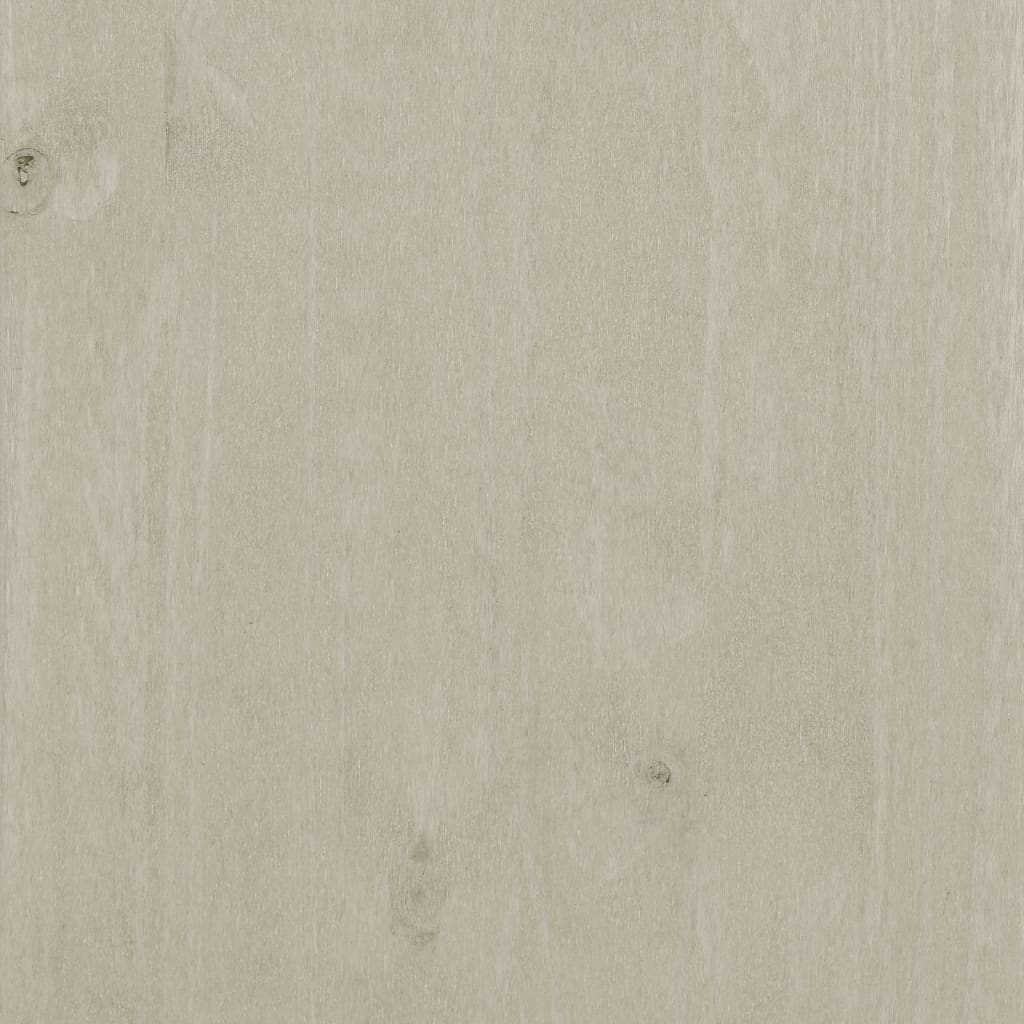 vidaXL Mesa consola HAMAR madera maciza de pino blanco 90x35x90 cm