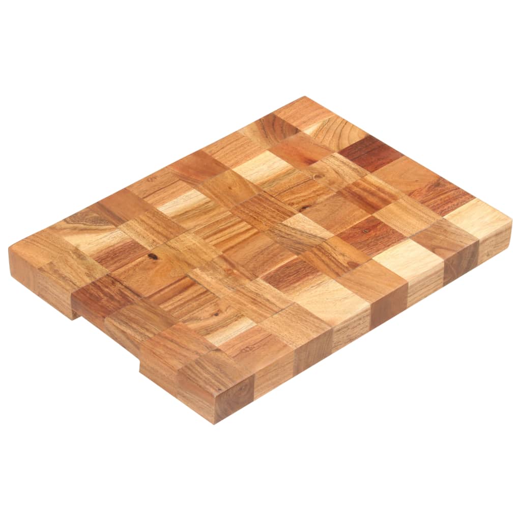 vidaXL Tabla de cortar madera maciza de acacia 40x30x3,8 cm