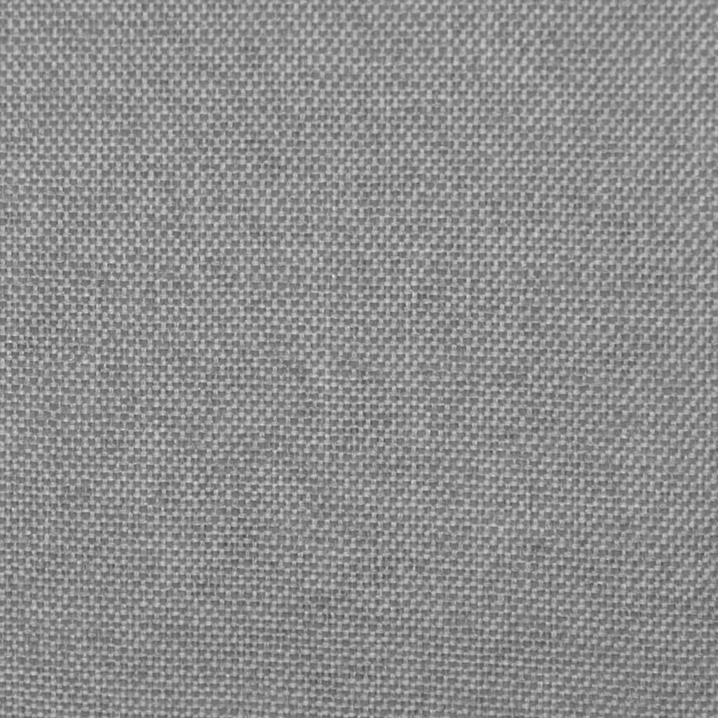 vidaXL Sillas de comedor 2 unidades tela gris claro
