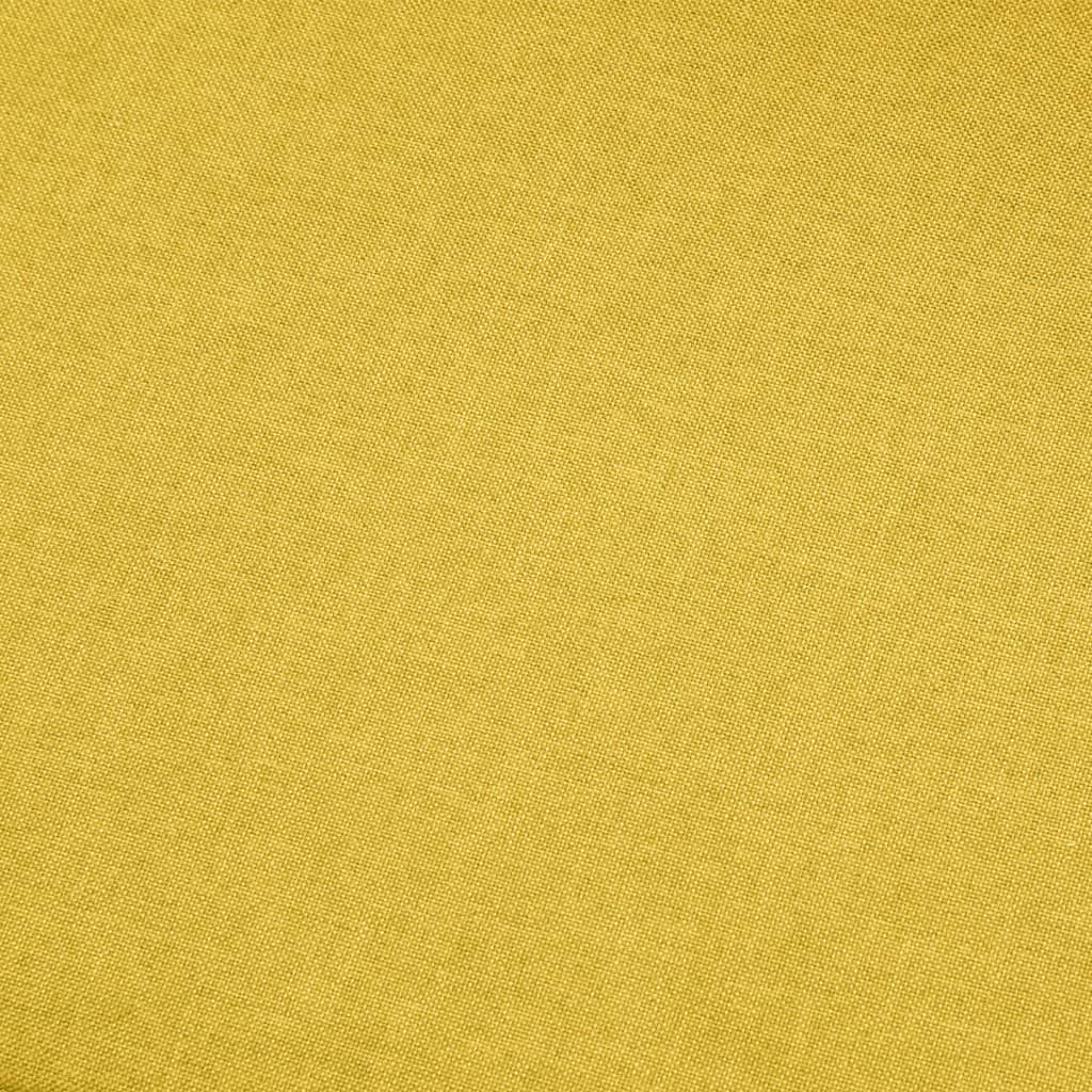 vidaXL Sofá de 3 plazas de tela amarillo