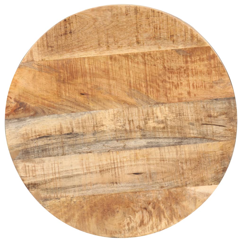 vidaXL Mesa de bistró redonda madera de mango rugosa Ø50x75 cm