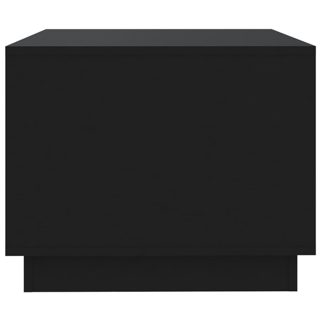 vidaXL Mesa de centro madera contrachapada negro 102,5x55x44 cm