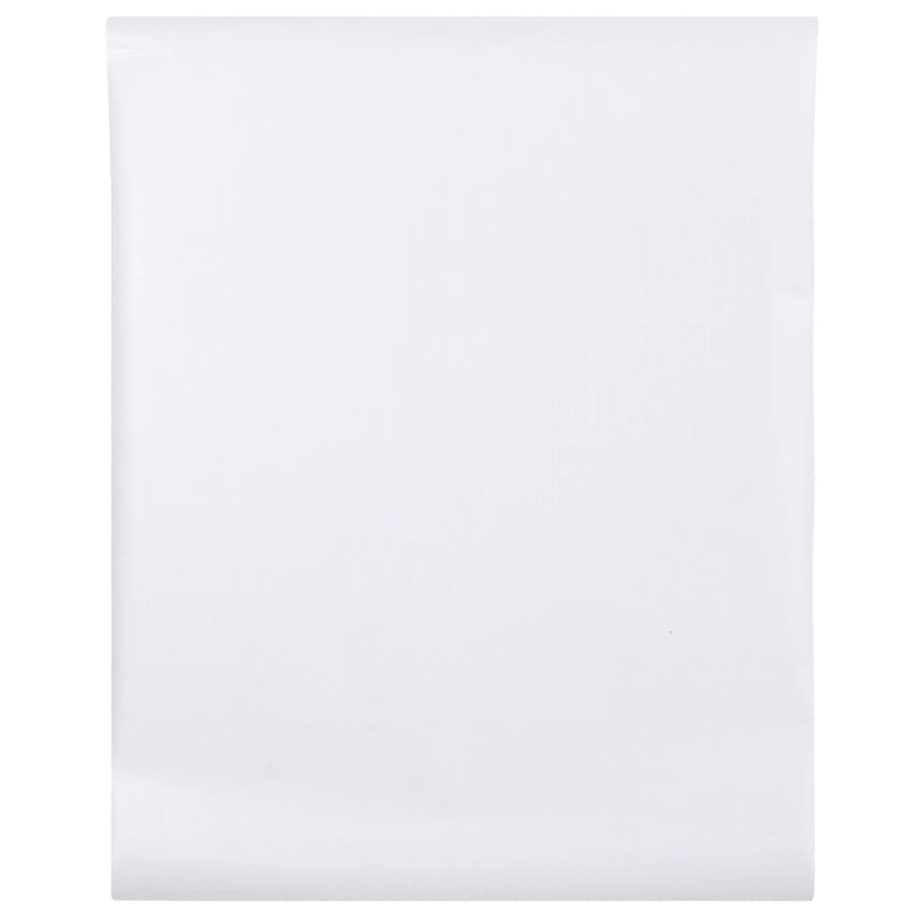 vidaXL Lámina de ventana esmerilada PVC blanco 45x2000 cm