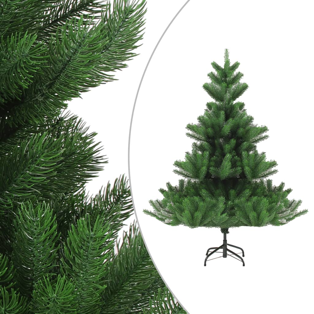 vidaXL Árbol de Navidad abeto Nordmann con LEDs y bolas verde 180 cm