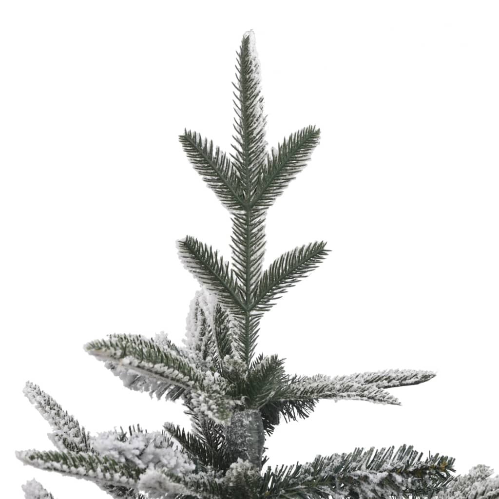 vidaXL Árbol de Navidad artificial con LEDs y nieve PVC&PE 180 cm