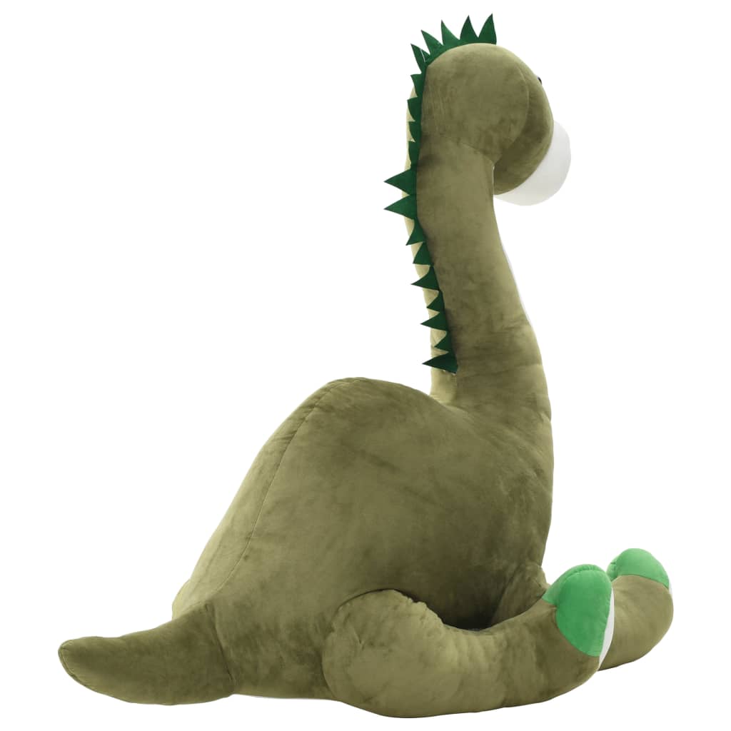 vidaXL Dinosaurio brontsaurus de peluche verde