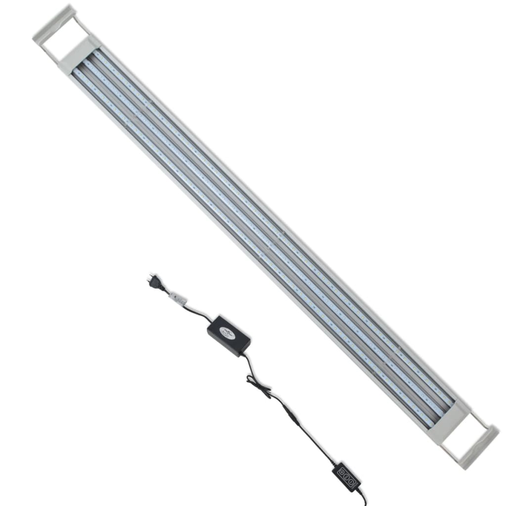 vidaXL Lámpara LED para acuario aluminio IP67 120-130 cm