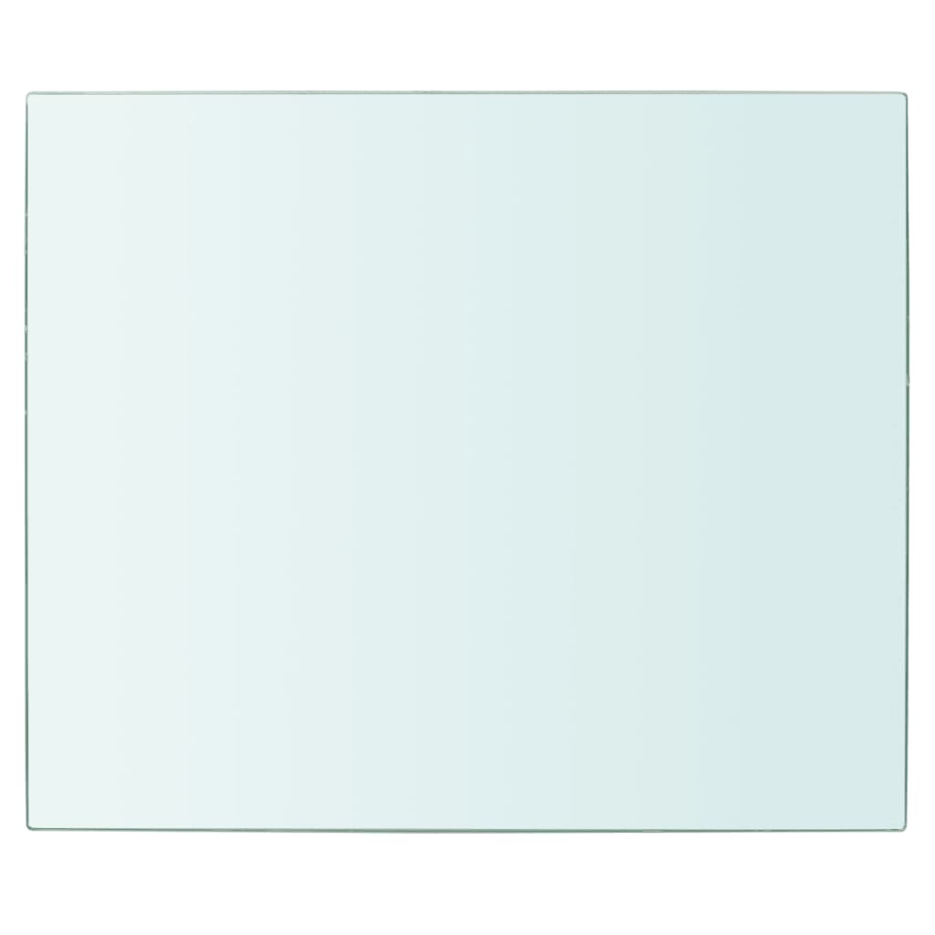 vidaXL Panel de estante vidrio claro 30x25 cm