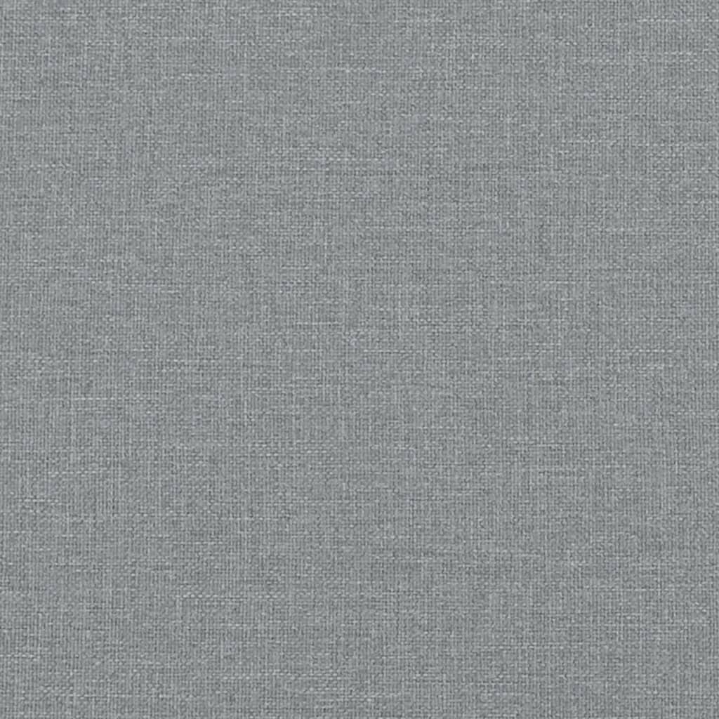 vidaXL Sillón de tela gris claro 60 cm