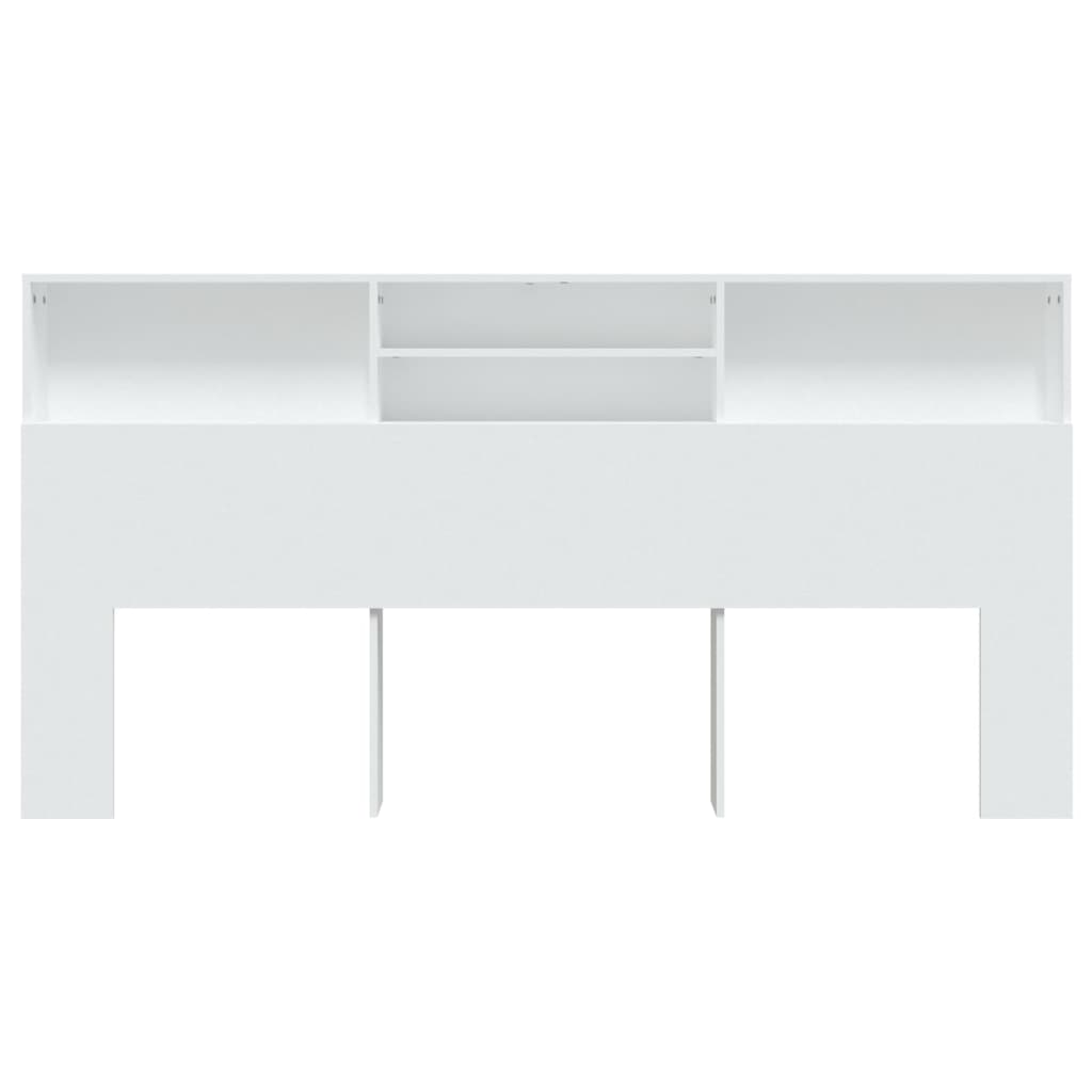 vidaXL Mueble cabecero blanco 200x19x103,5 cm
