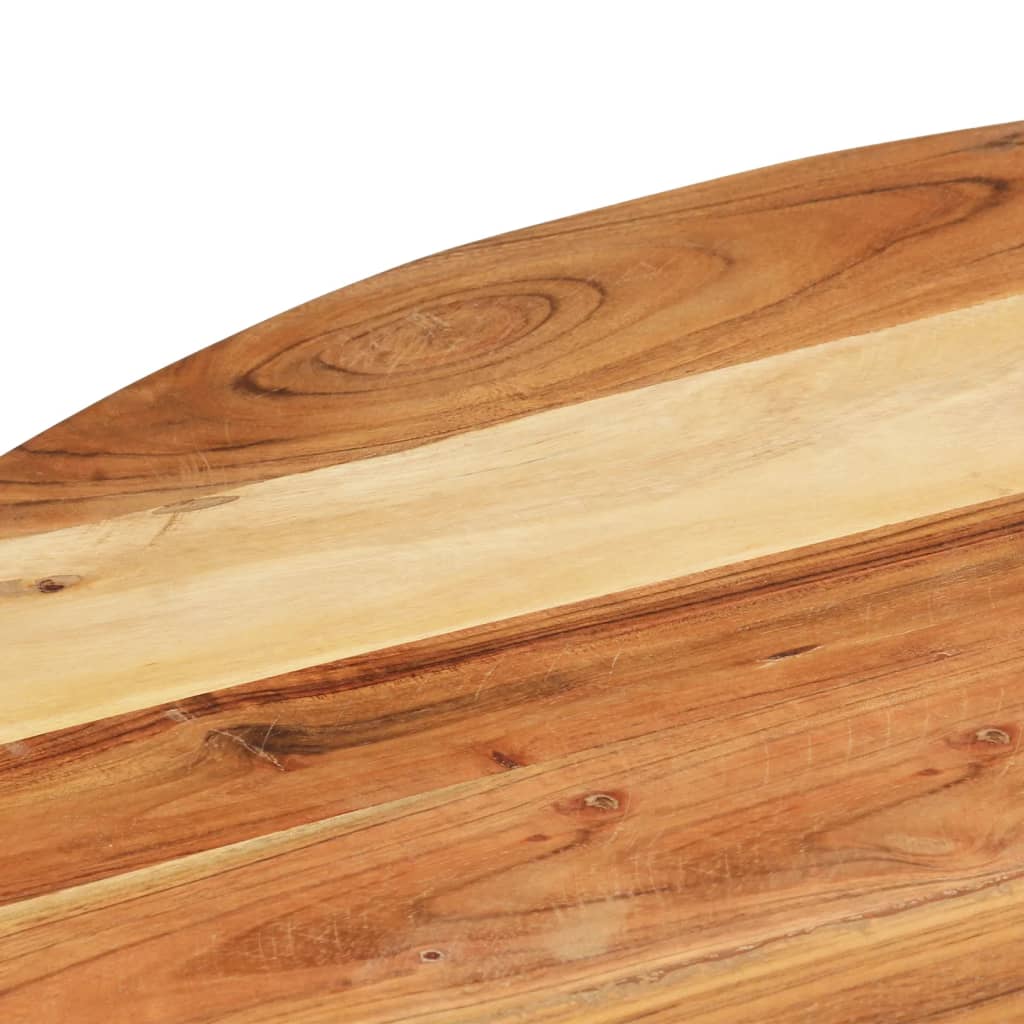 vidaXL Mesa auxiliar de madera maciza de acacia 68x68x56 cm