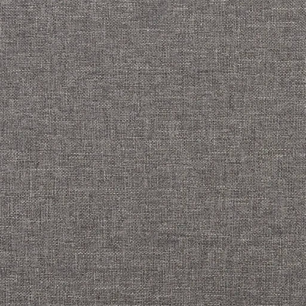 vidaXL Sofá de 3 plazas de tela gris oscuro 210 cm