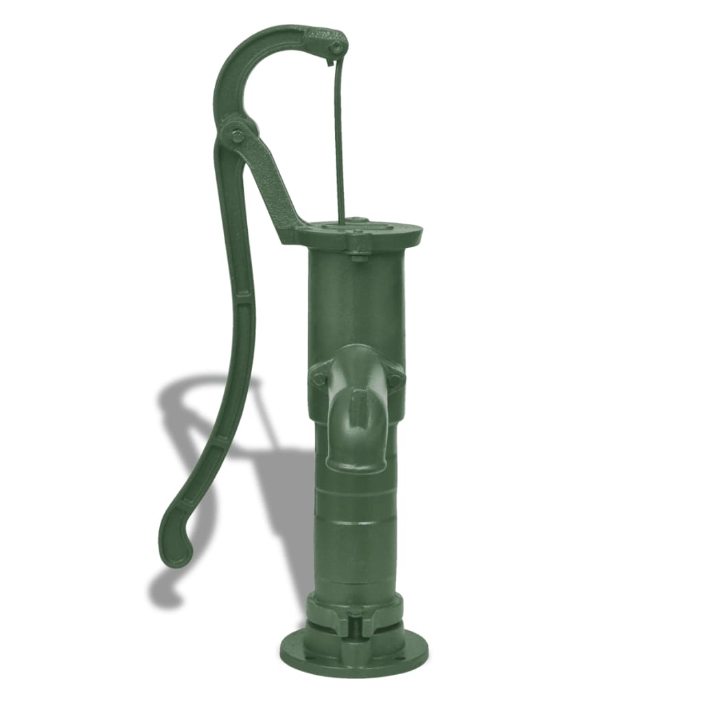 vidaXL Bomba de agua de jardín con soporte hierro fundido