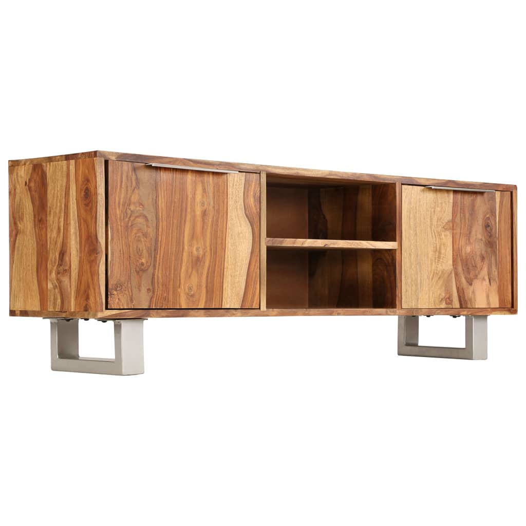 vidaXL Mueble para la TV madera de sheesham acabado miel 118x30x40 cm