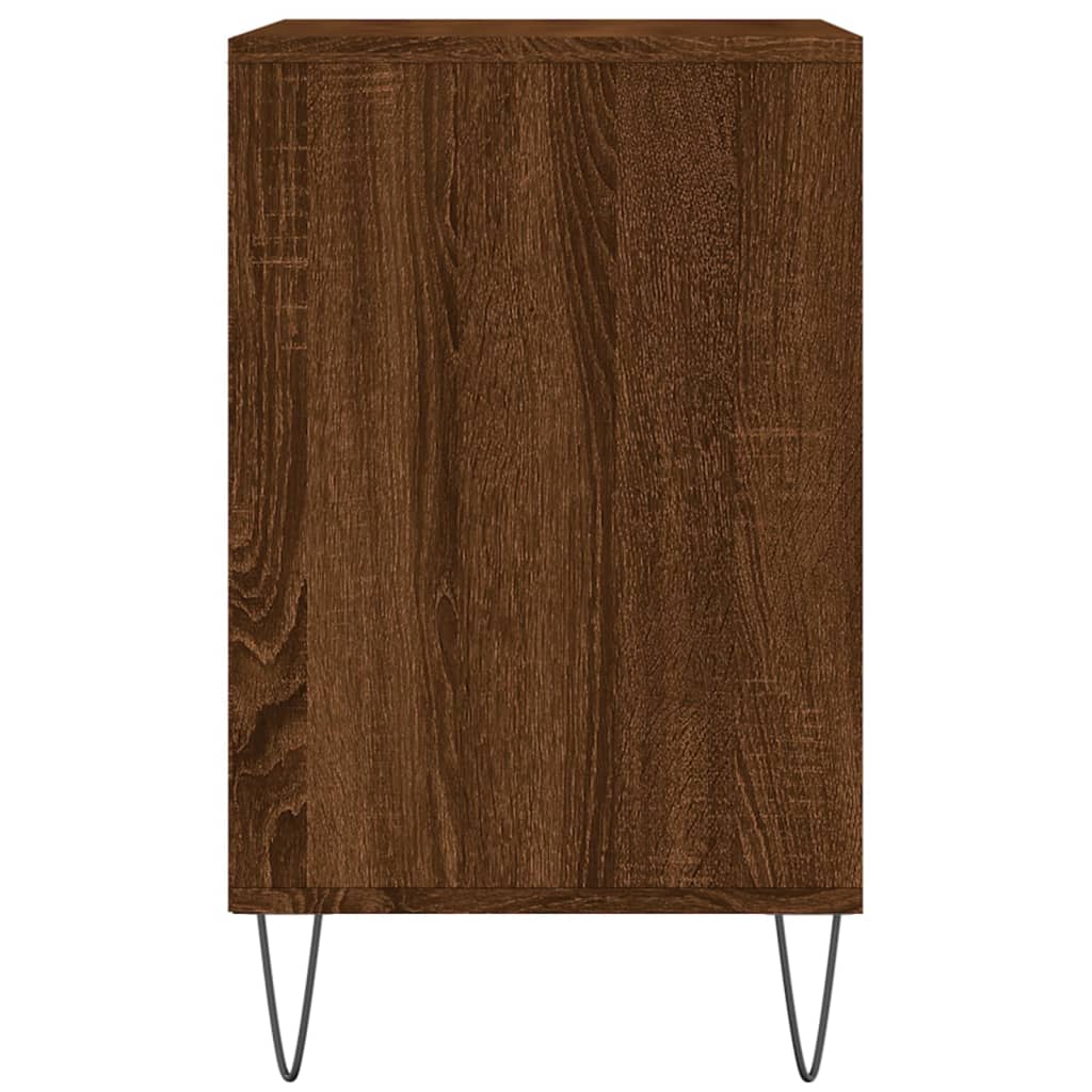 vidaXL Mueble zapatero madera contrachapada roble marrón 102x36x60 cm