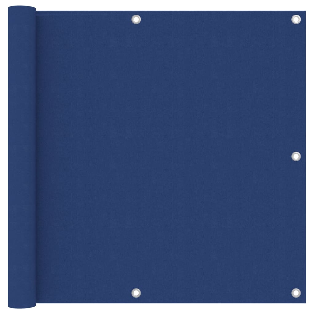 vidaXL Toldo para balcón de tela oxford azul 90x600 cm