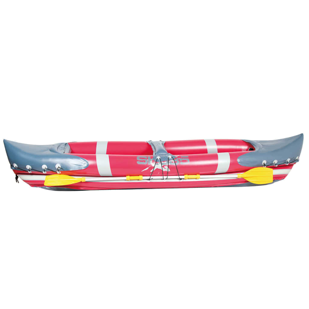 Bote kayak inflable con remos de aluminio