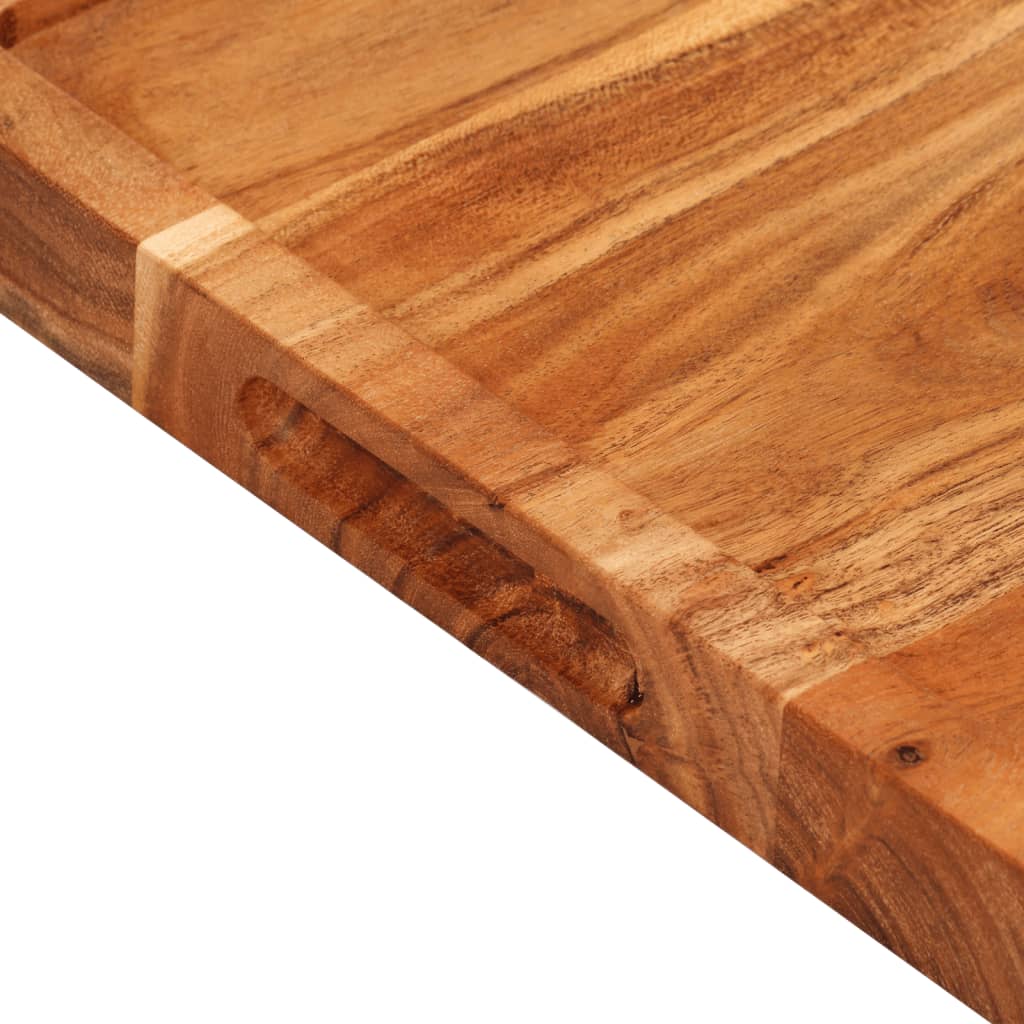 vidaXL Tabla de cortar madera maciza de acacia 43x32x3,5 cm