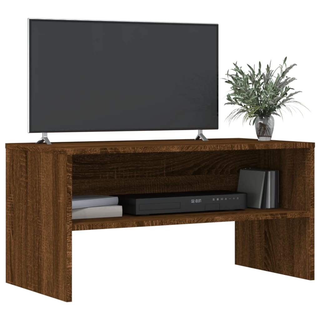 vidaXL Mueble de TV madera de ingeniería marrón roble 80x40x40 cm