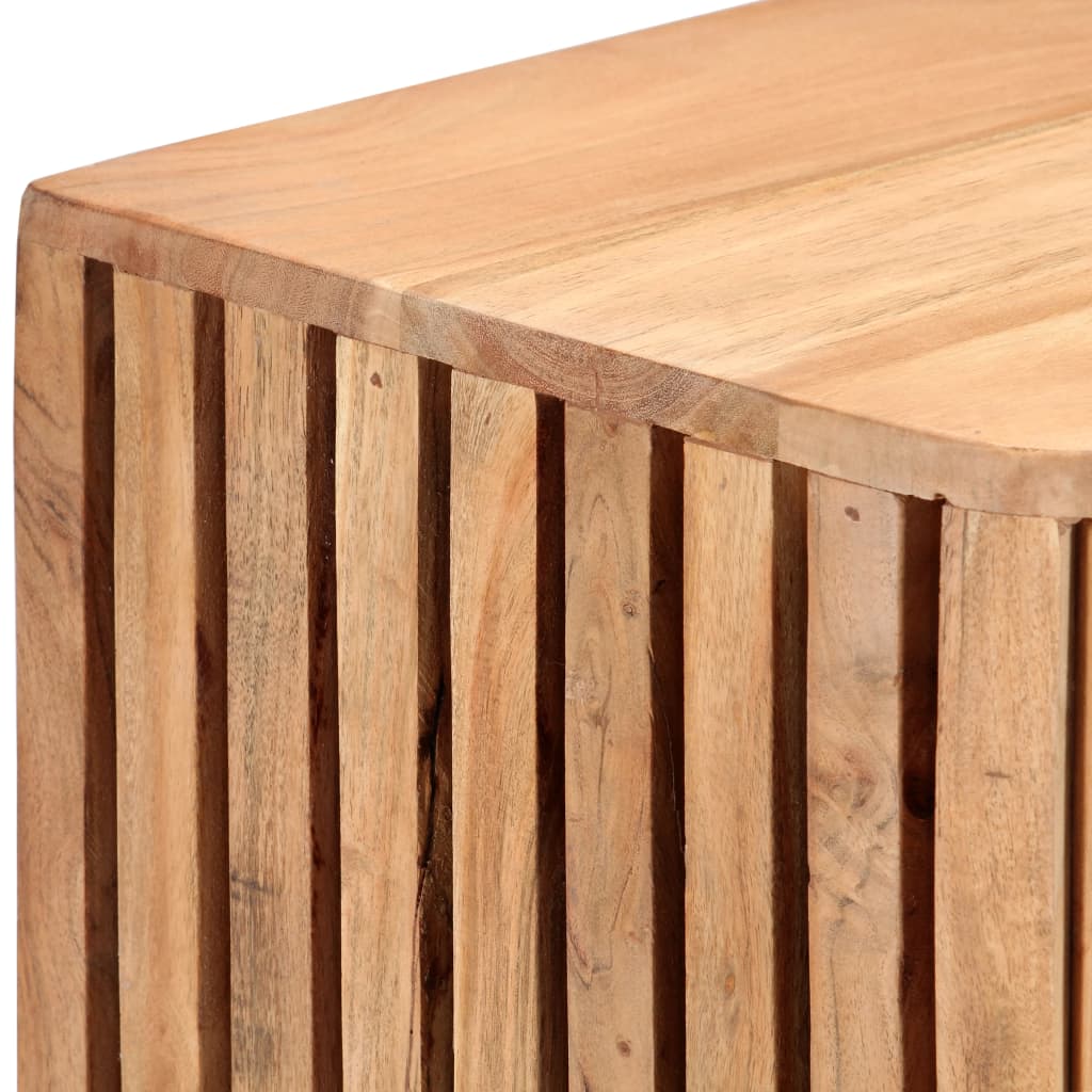 vidaXL Aparador de madera maciza de acacia 60x35x73 cm