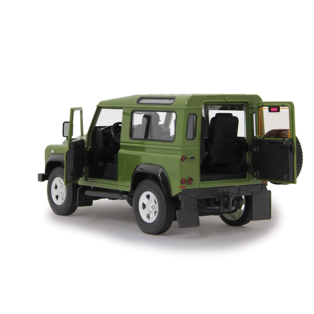 JAMARA Coche todoterreno teledirigido Land Rover Defender verde 1:14