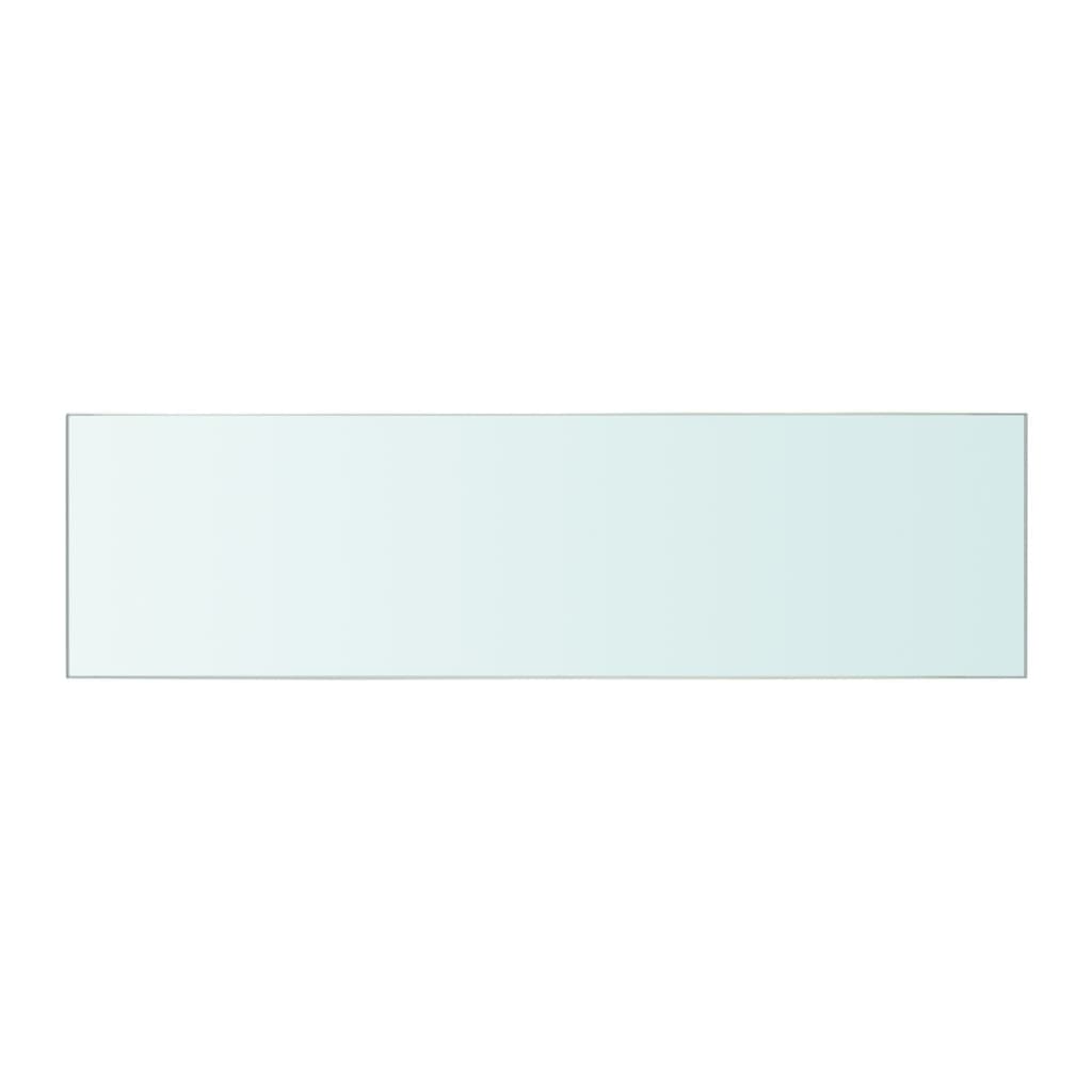vidaXL Panel de estante vidrio claro 50x12 cm