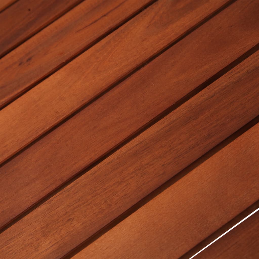 vidaXL Mesa para terraza bistró madera maciza de acacia 85x43x75 cm