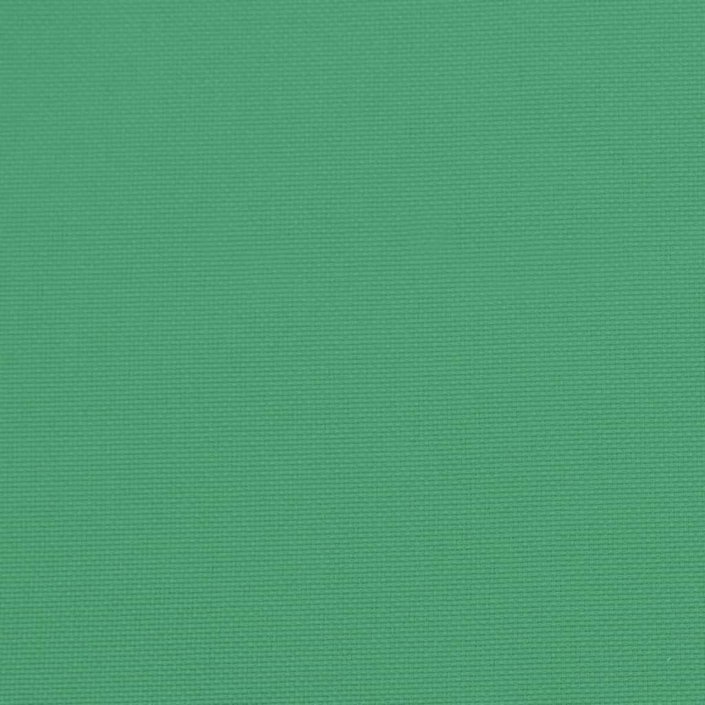 vidaXL Cojín de banco de jardín tela Oxford verde 110x50x7 cm