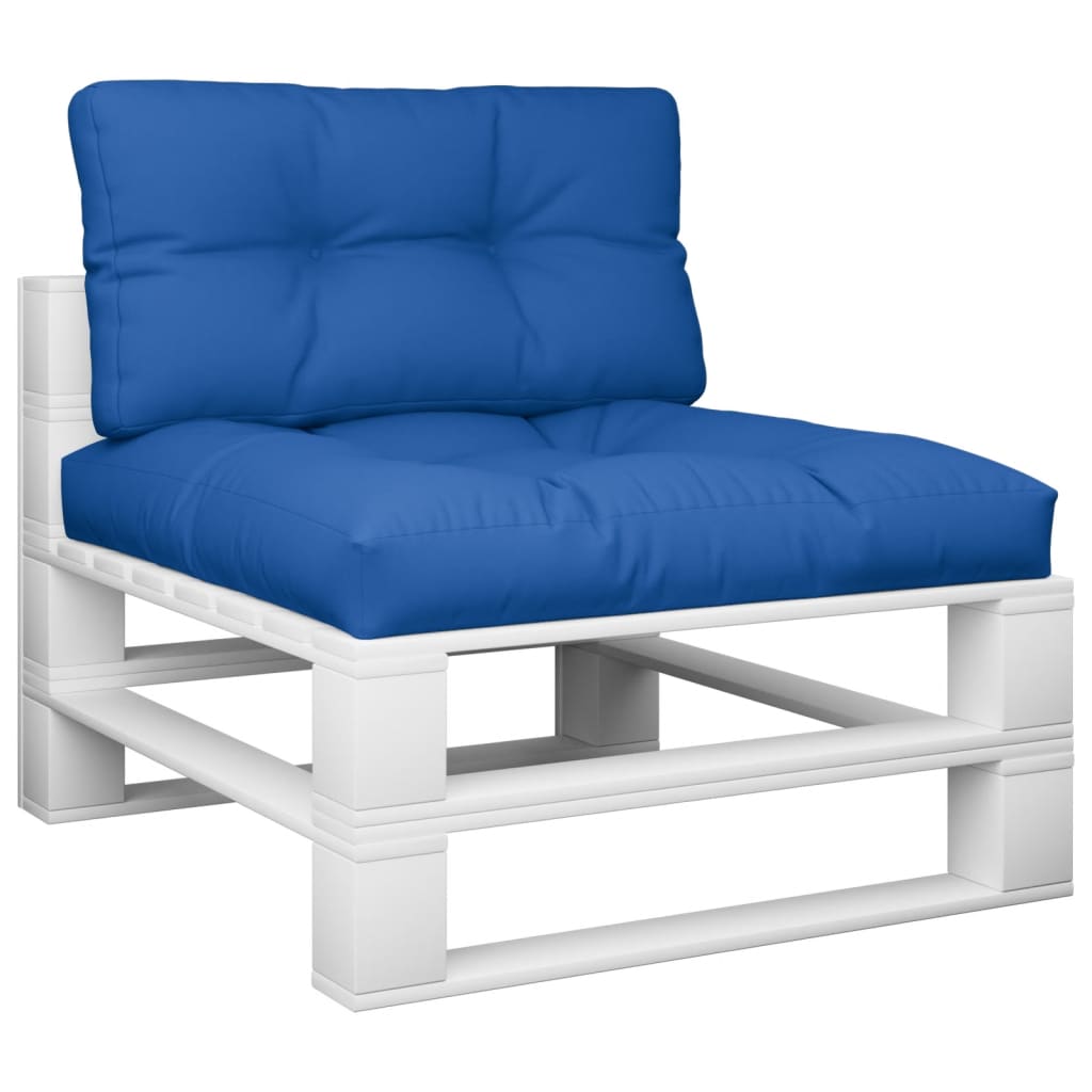 vidaXL Cojines para sofá de palets 2 piezas azul royal
