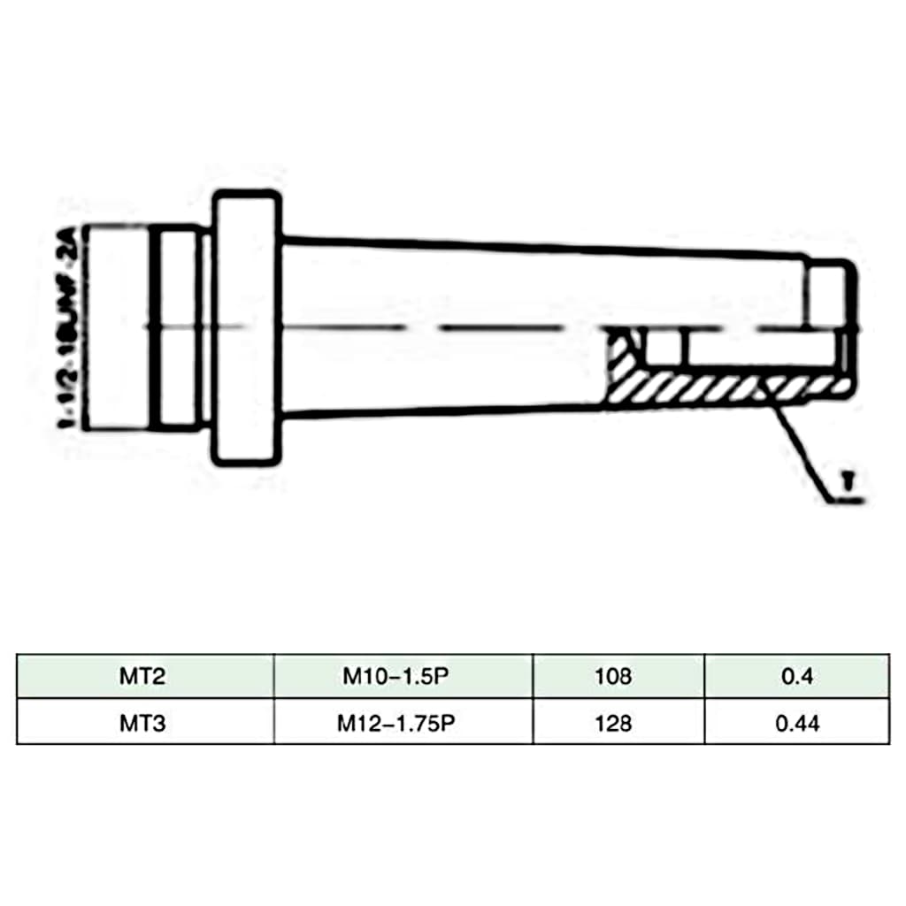 vidaXL Set de herramientas perforación 15 pzas cabezal 50mm MT3-F1-12